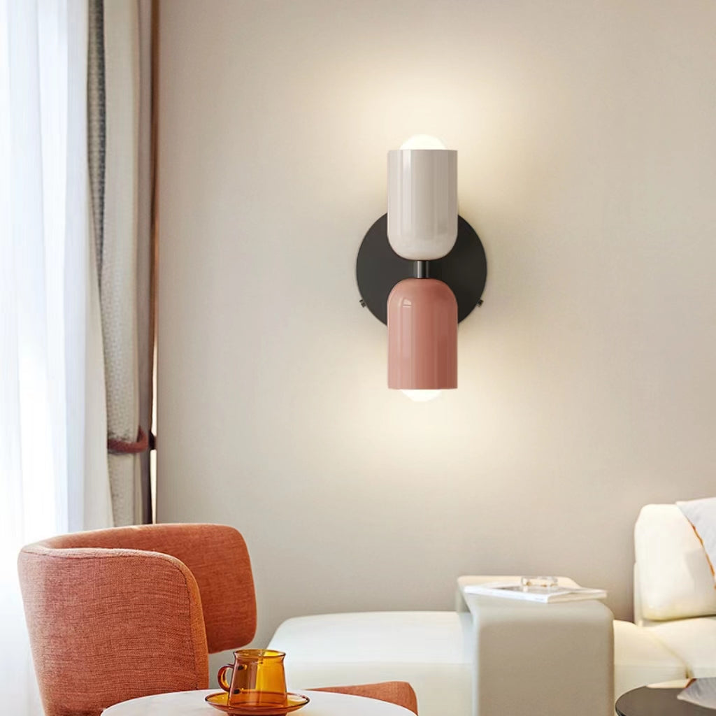Modern Macaron Up Down Wall Light