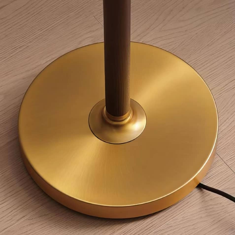 Traditionelle Retro Plissee Stoff Tischlampe