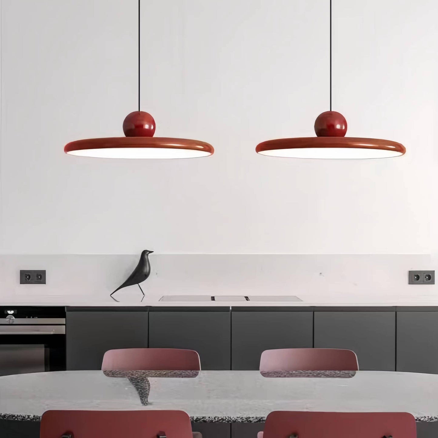 Nordic Bauhaus Flying Disc Pendant Lamp