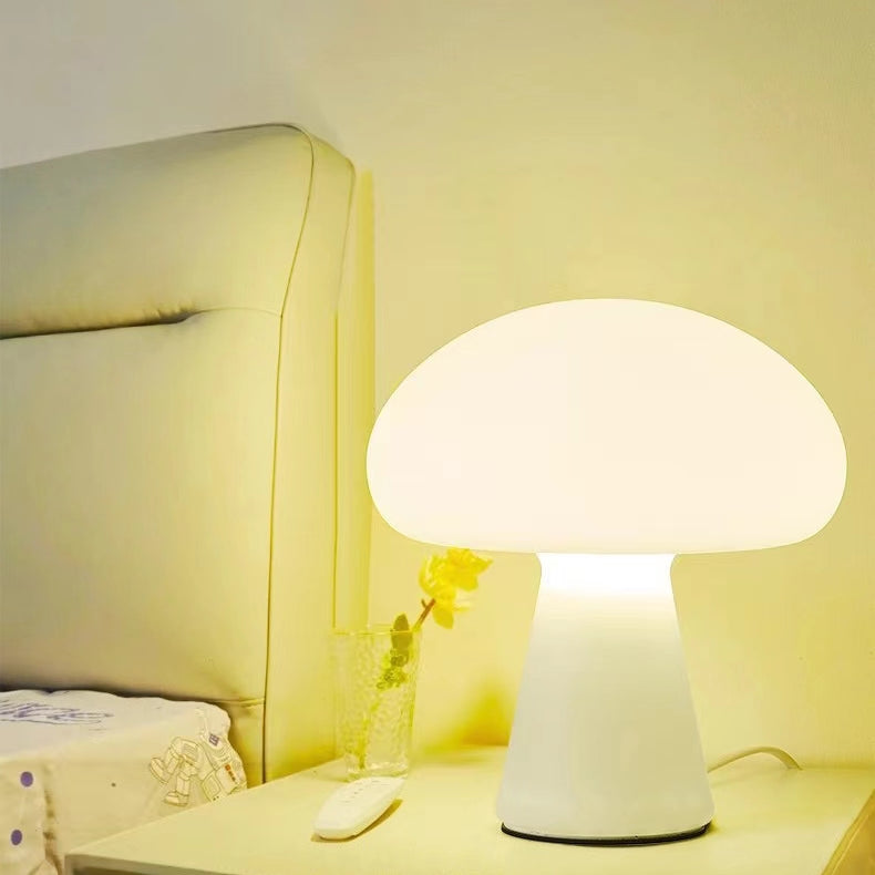 Nordic Cream White Mushroom Table Lamp