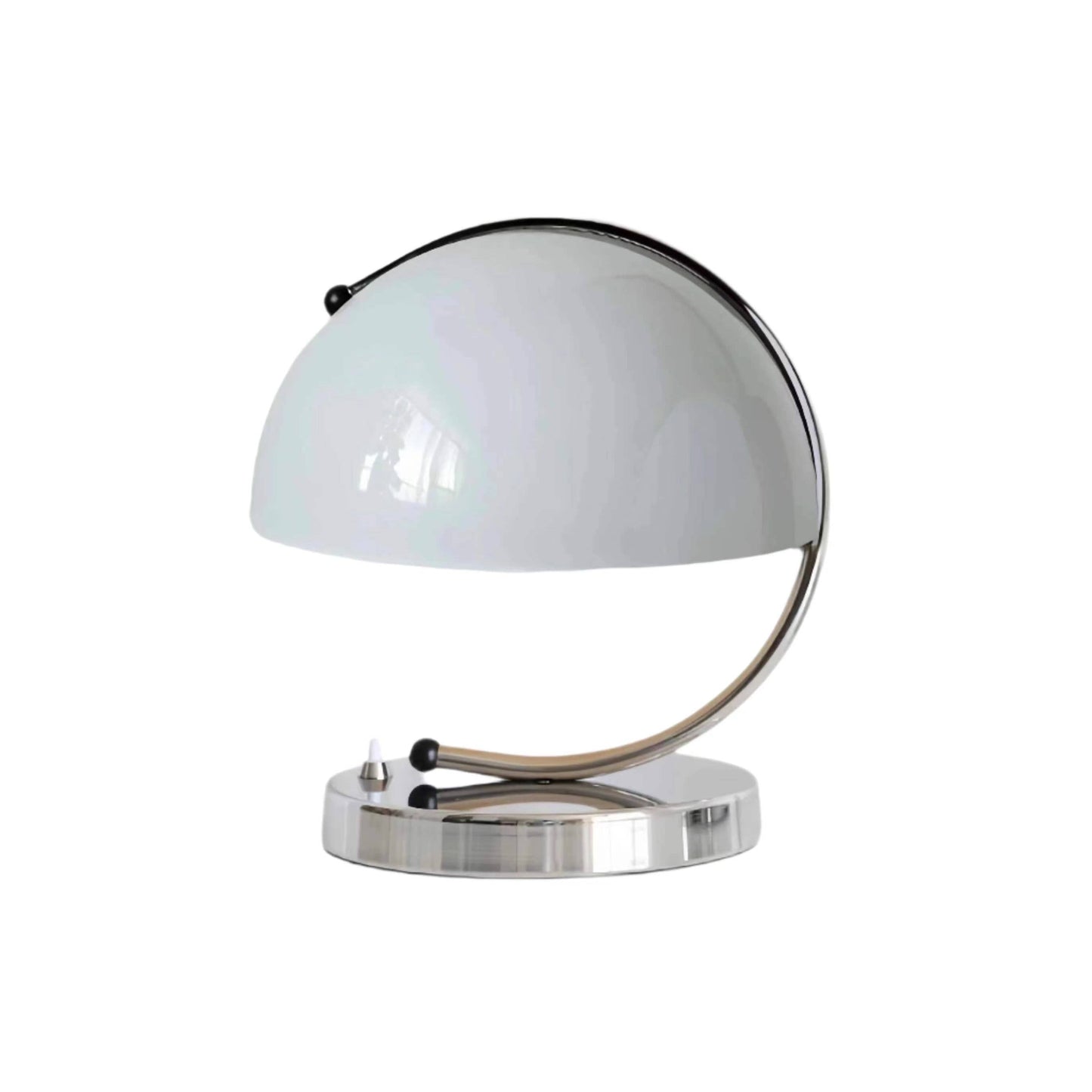 Nordic Creative Bauhaus Glass White Table Lamp