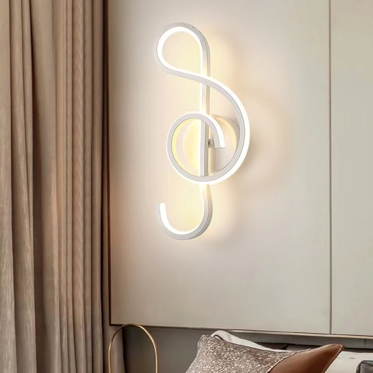 Nordic Creative Musical Note Wall Lamp