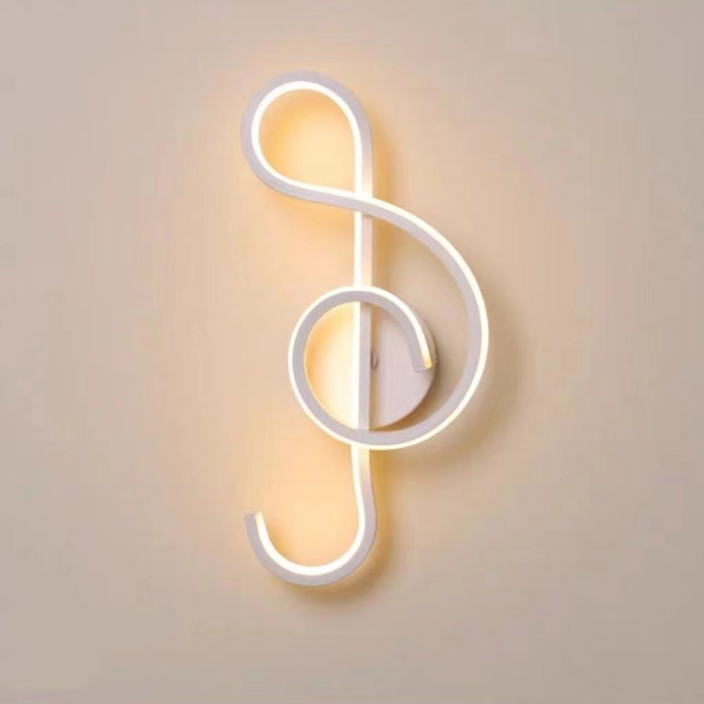 Nordic Creative Musical Note Wall Lamp