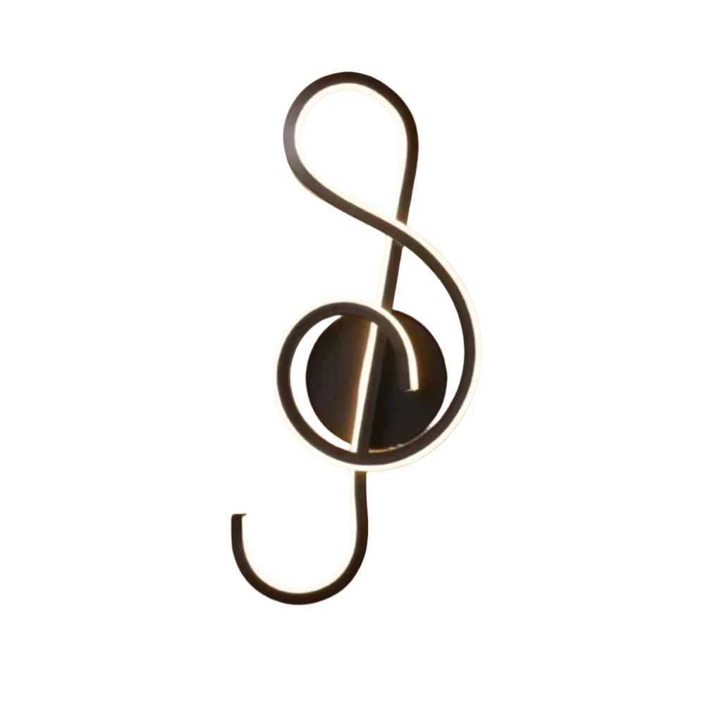 Nordic Creative Musical Note Wall Lamp