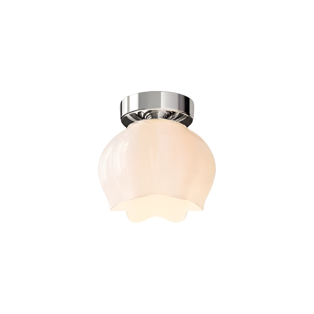 Nordic Glass Tulip Flower Ceiling Lamp