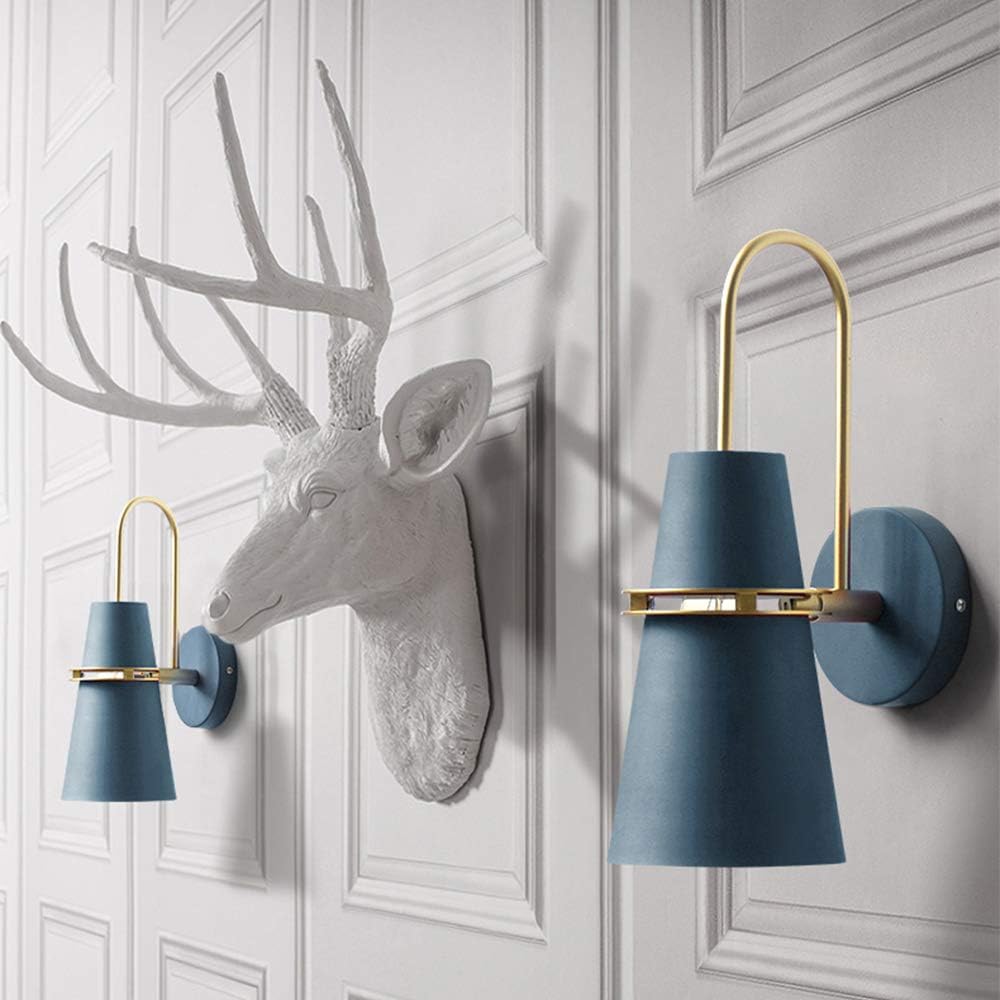 Nordic Horn Bucket Macaron Wall Light