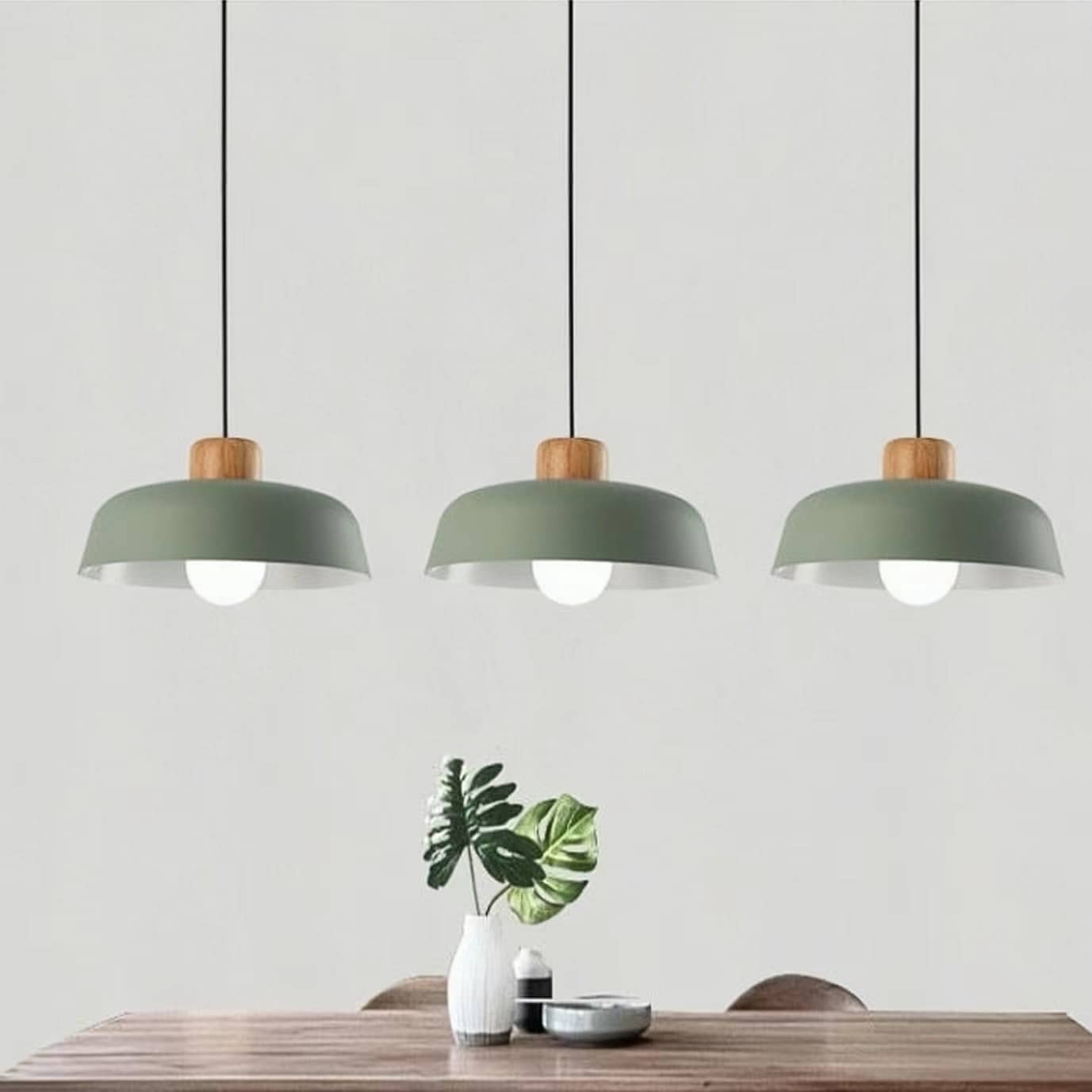 Nordic Macaron Bowl Shaped Pendant Lamp