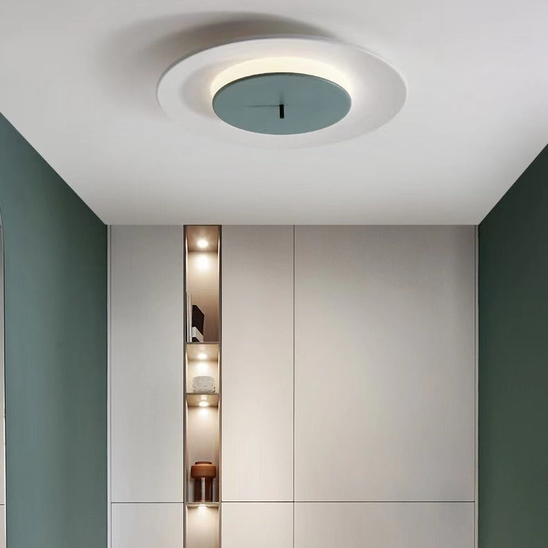 Macaron Round UFO Creative Ceiling Lamp