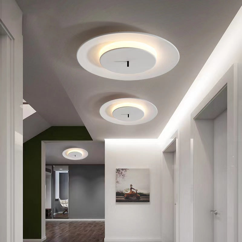 Macaron Round UFO Creative Ceiling Lamp
