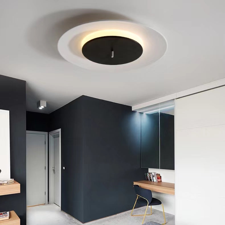 Macaron Round UFO Creative Ceiling Lamp