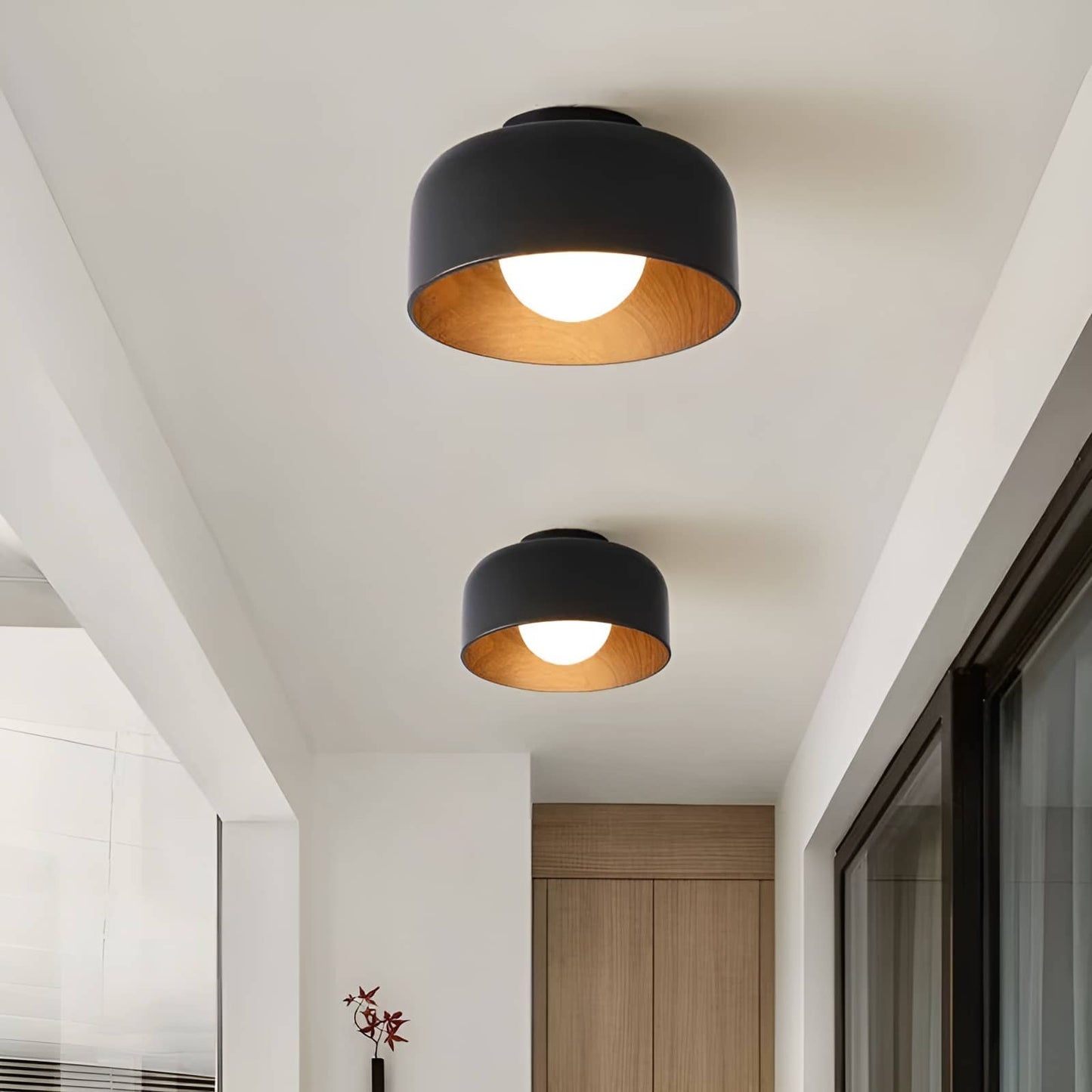 Nordic Minimalist Bowl Shaped Ceiling Lamp