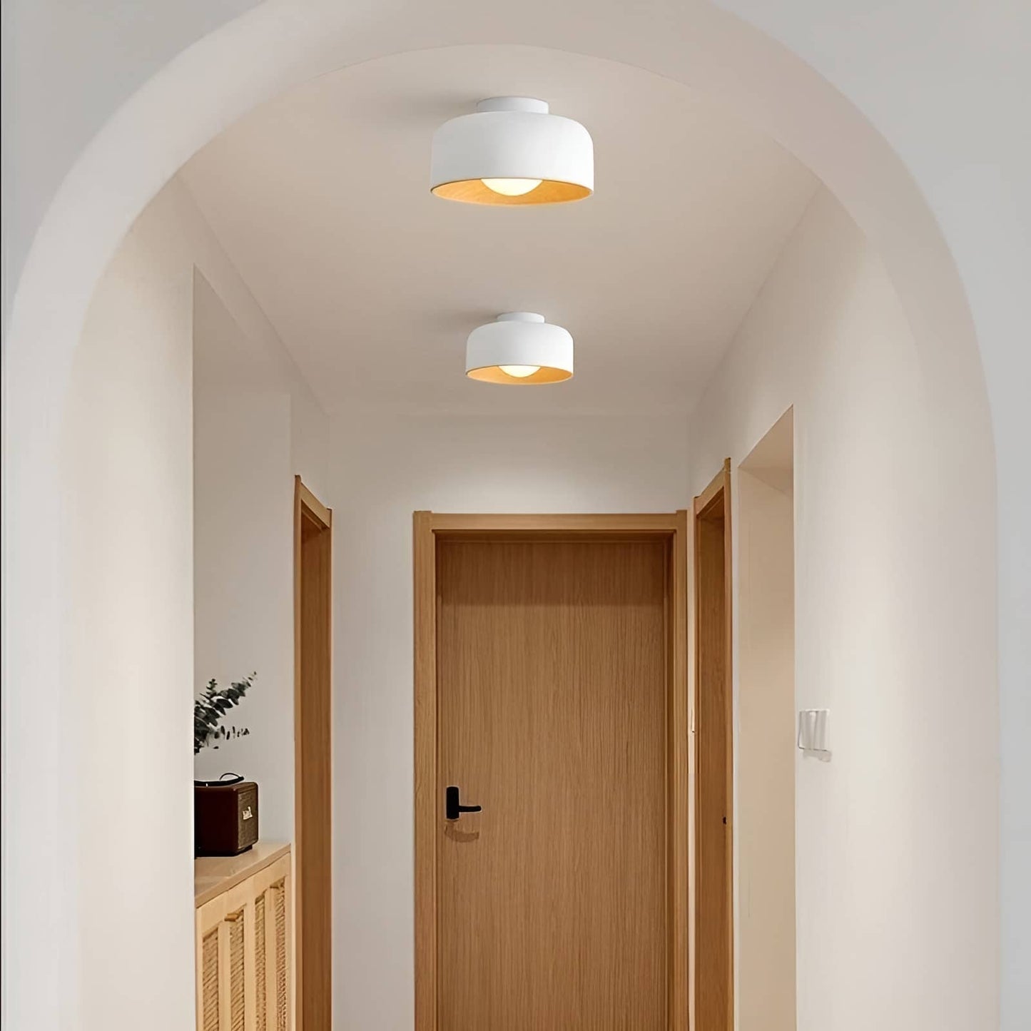 Nordic Minimalist Bowl Shaped Ceiling Lamp