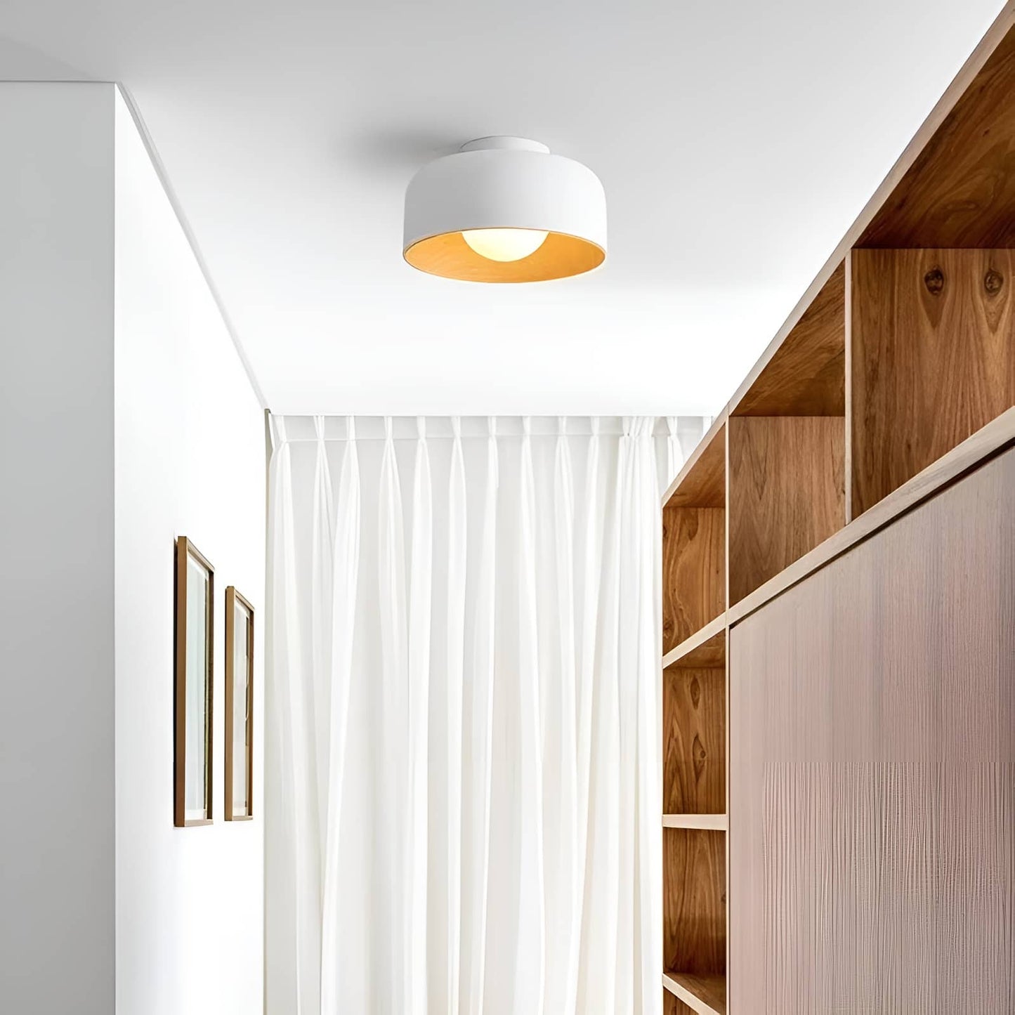 Nordic Minimalist Bowl Shaped Ceiling Lamp