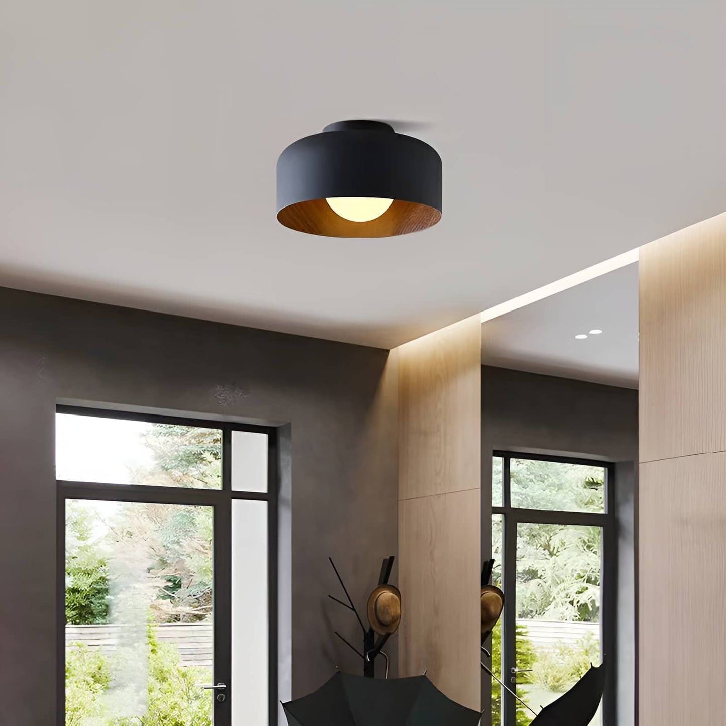 Nordic Minimalist Bowl Shaped Ceiling Lamp