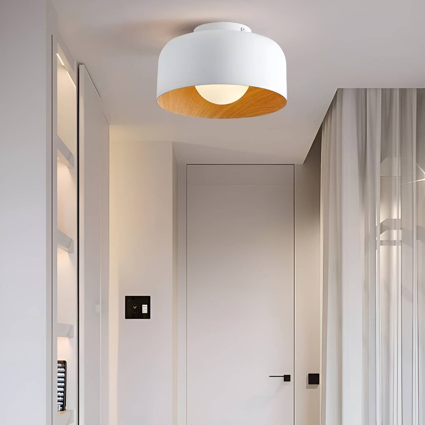 Nordic Minimalist Bowl Shaped Ceiling Lamp