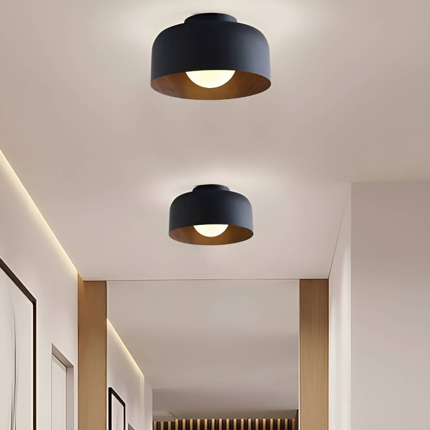 Nordic Minimalist Bowl Shaped Ceiling Lamp
