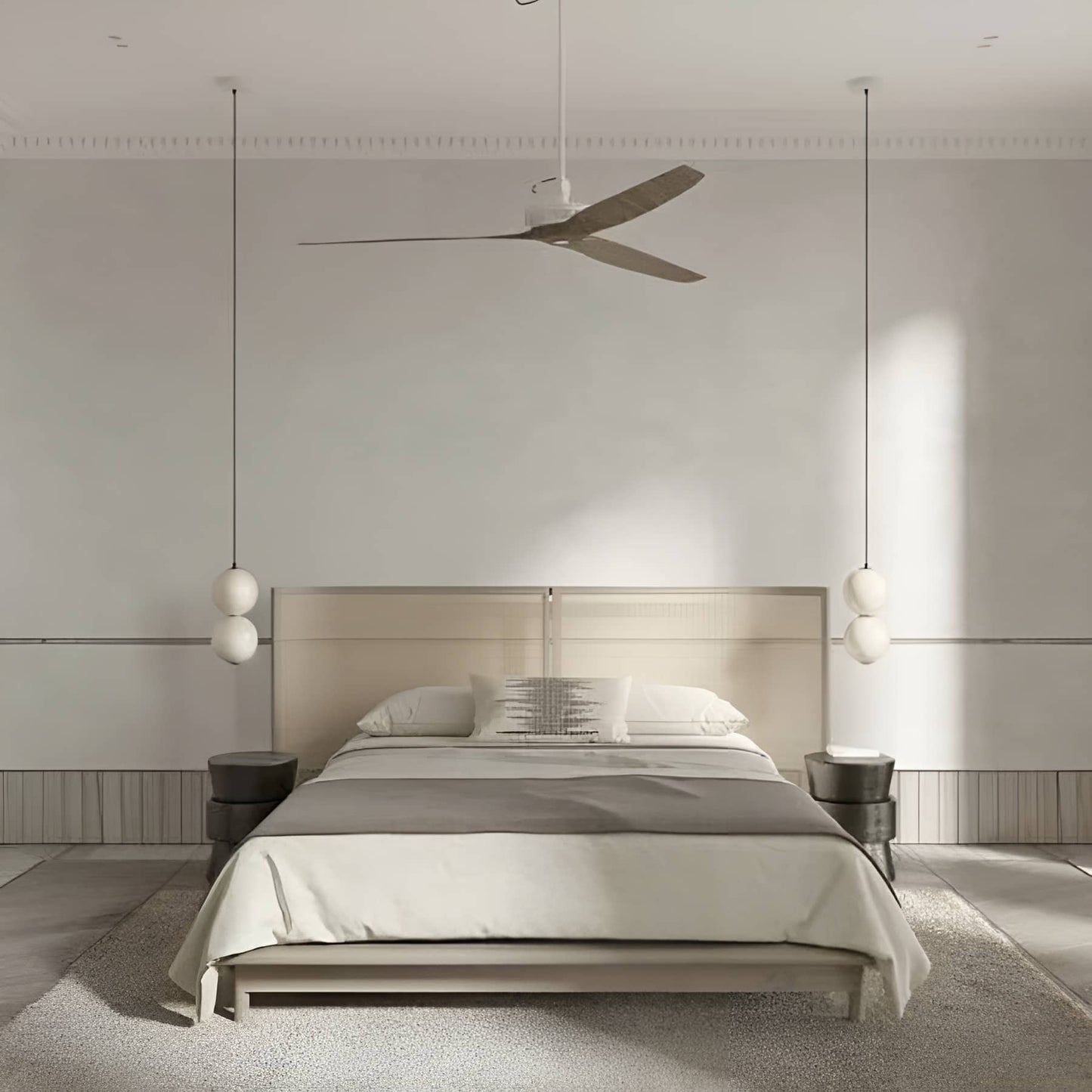 Nordic Minimalist White Pearls Pendant Lamp