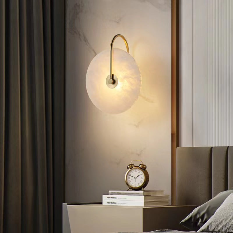 Nordic Modern Natural Marble Wall Lamp