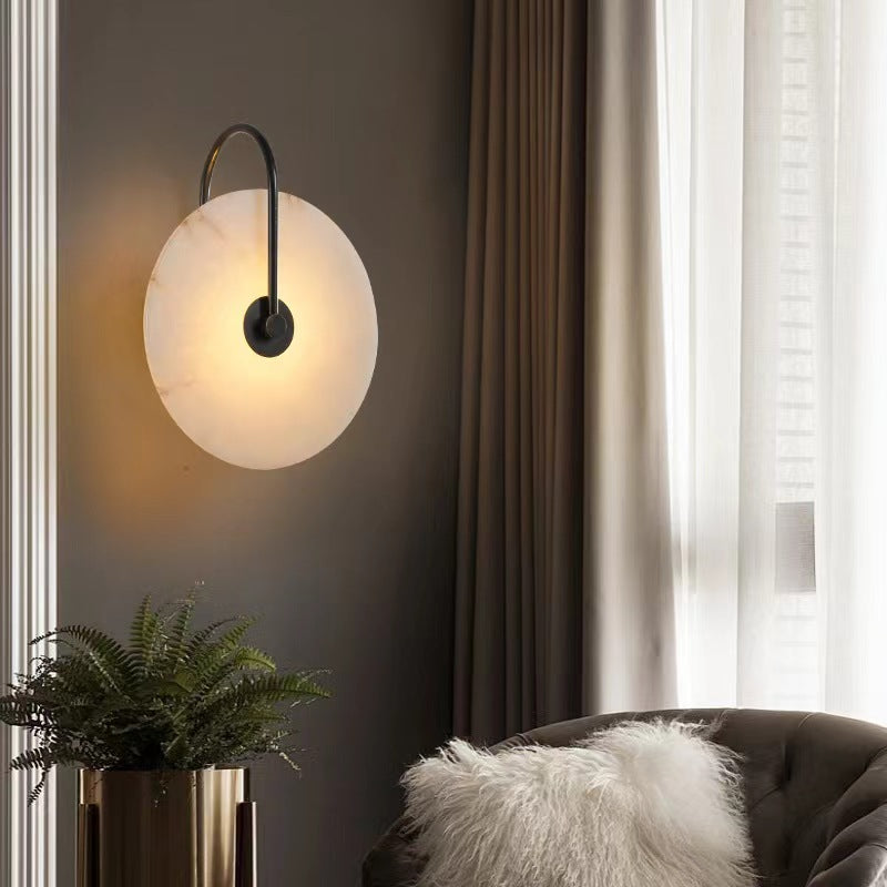 Nordic Modern Natural Marble Wall Lamp
