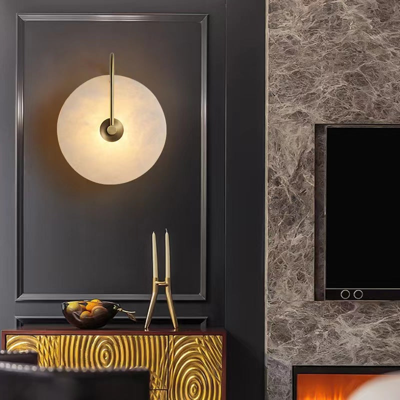 Nordic Modern Natural Marble Wall Lamp