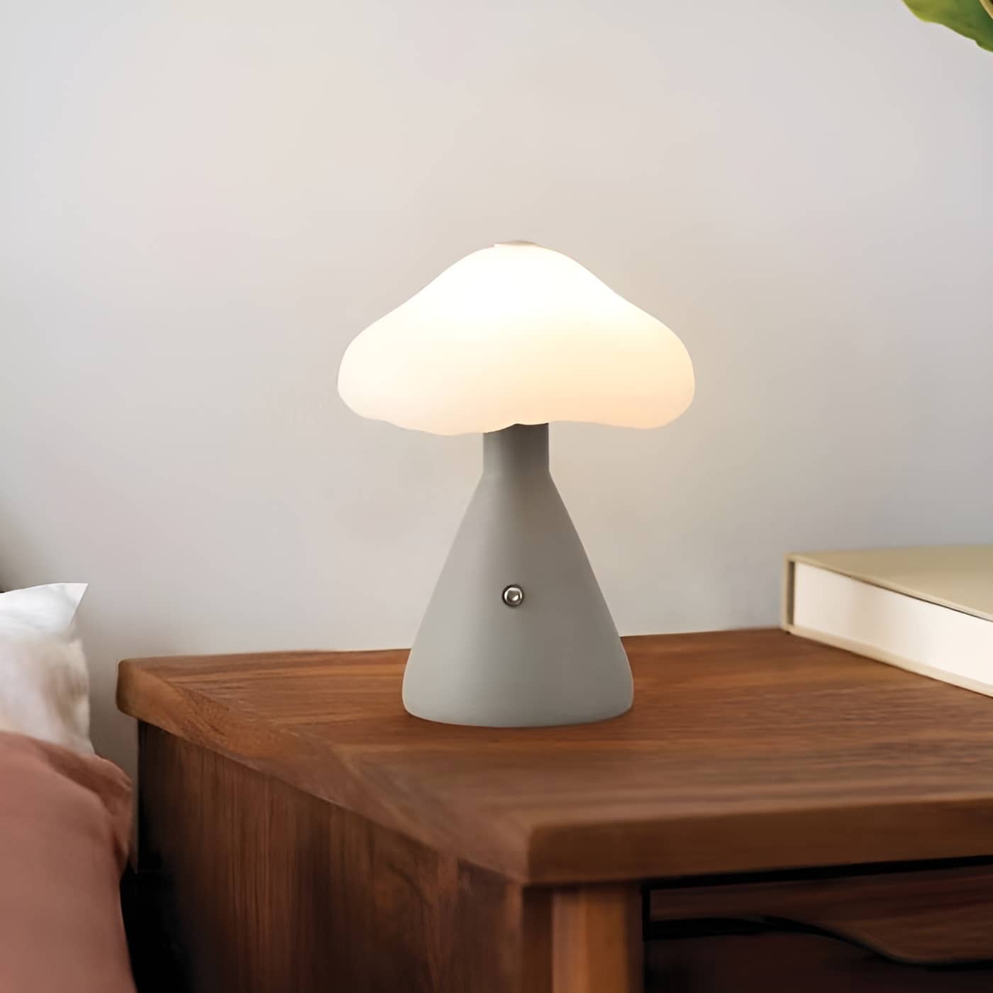 Nordic Rechargeable Macaron Mushroom Table Lamp