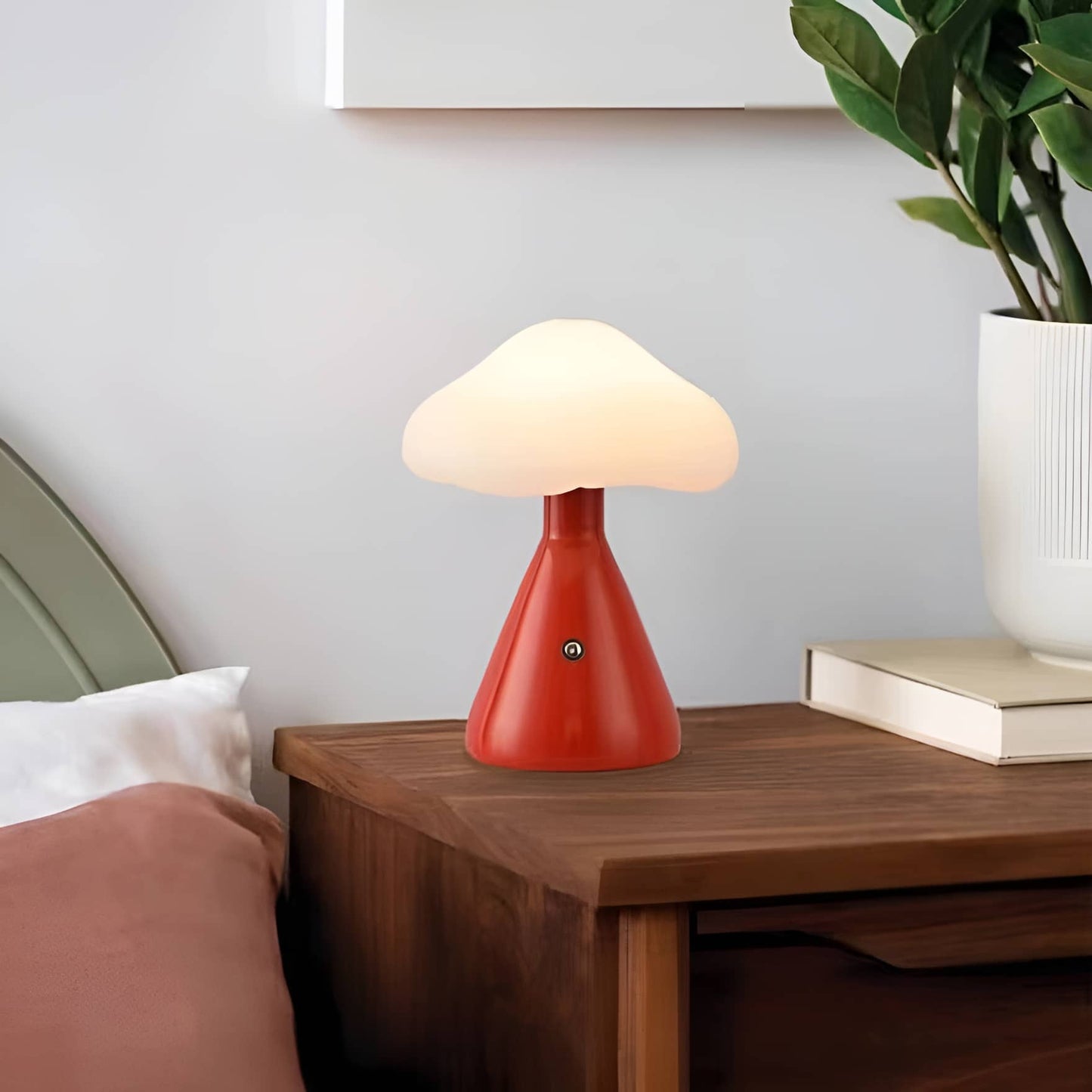 Nordic Rechargeable Macaron Mushroom Table Lamp