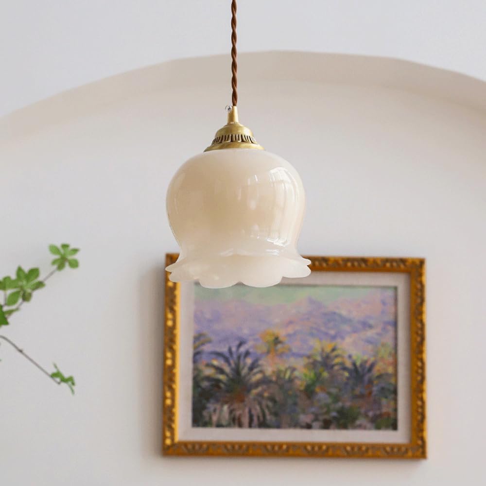 Nordic Resin Valley Flower Pendant Lamp