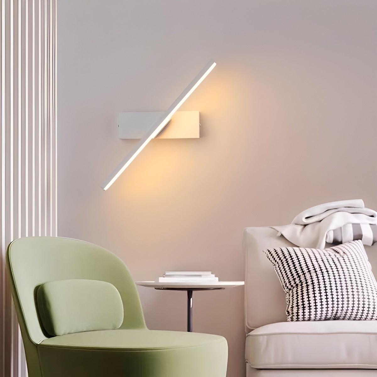 Nordic Rotatable LED Long Strip Wall Lamp
