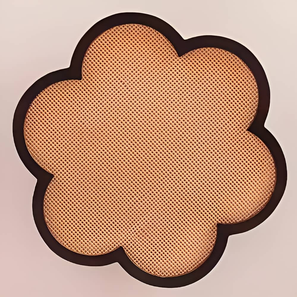 Plum Blossom Rattan Wooden LED Ceiling Light