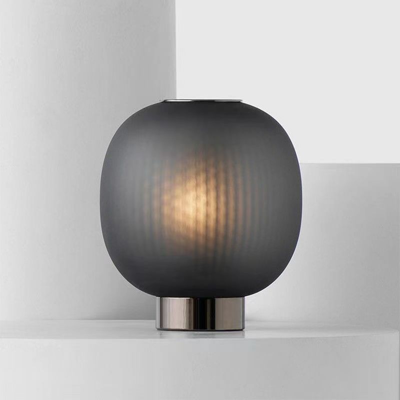 Postmodern Glass Lantern Decorative Table Lamp