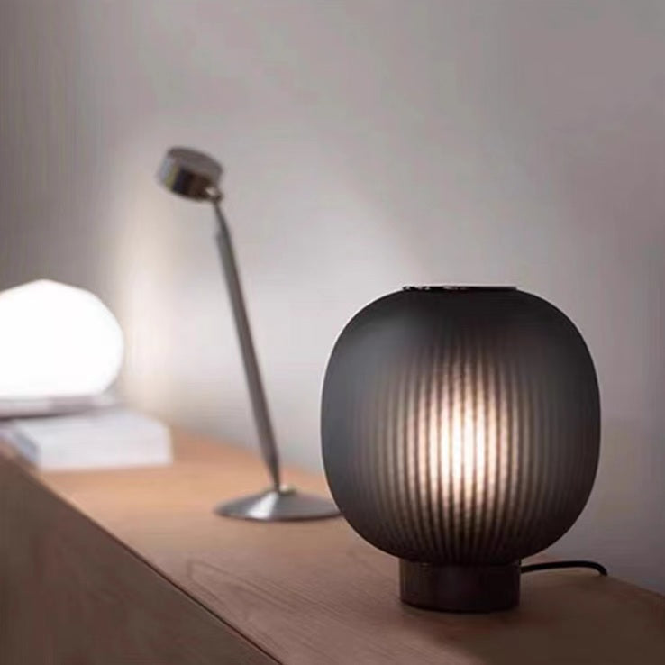 Postmodern Glass Lantern Decorative Table Lamp