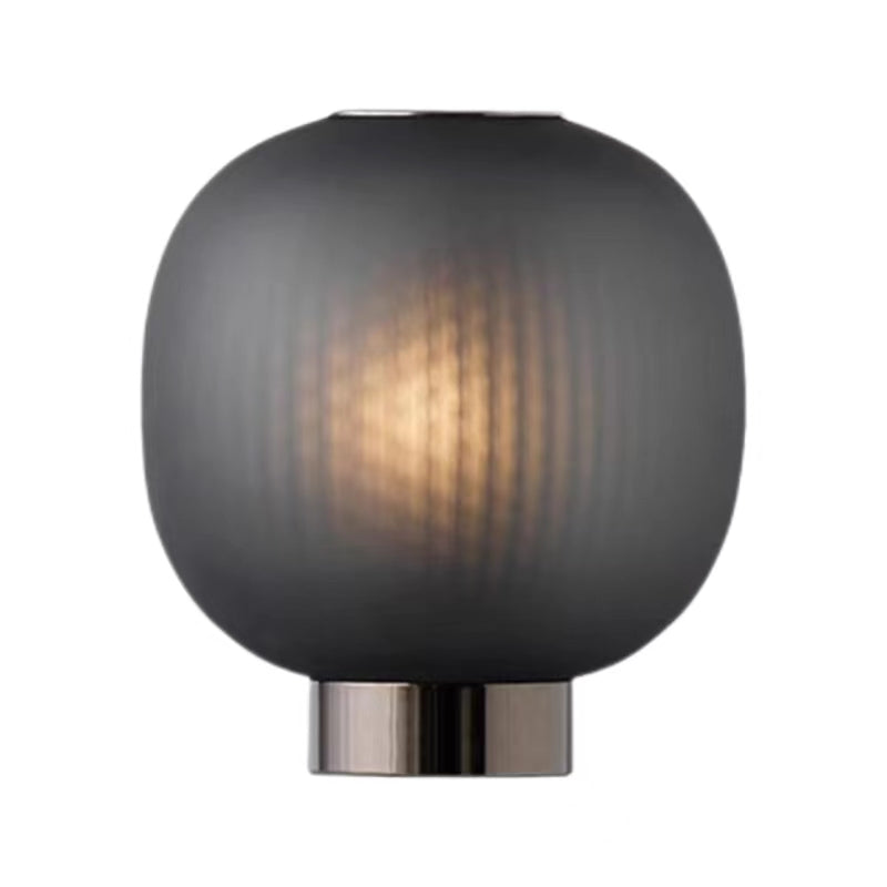 Postmodern Glass Lantern Decorative Table Lamp