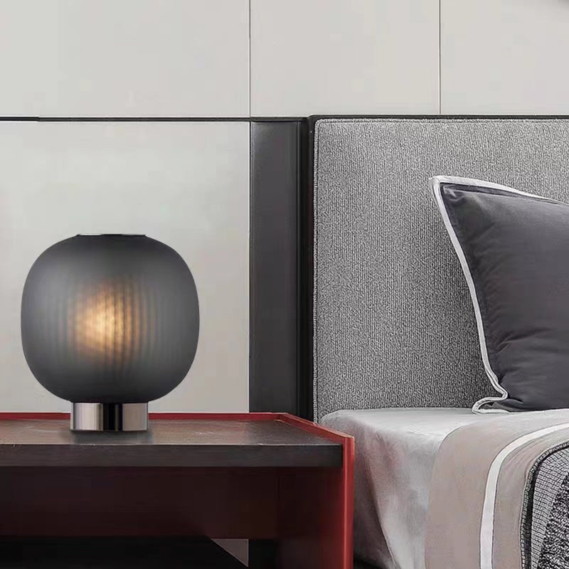 Postmodern Glass Lantern Decorative Table Lamp