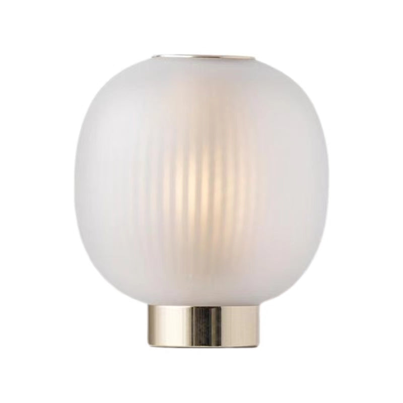 Postmodern Glass Lantern Decorative Table Lamp