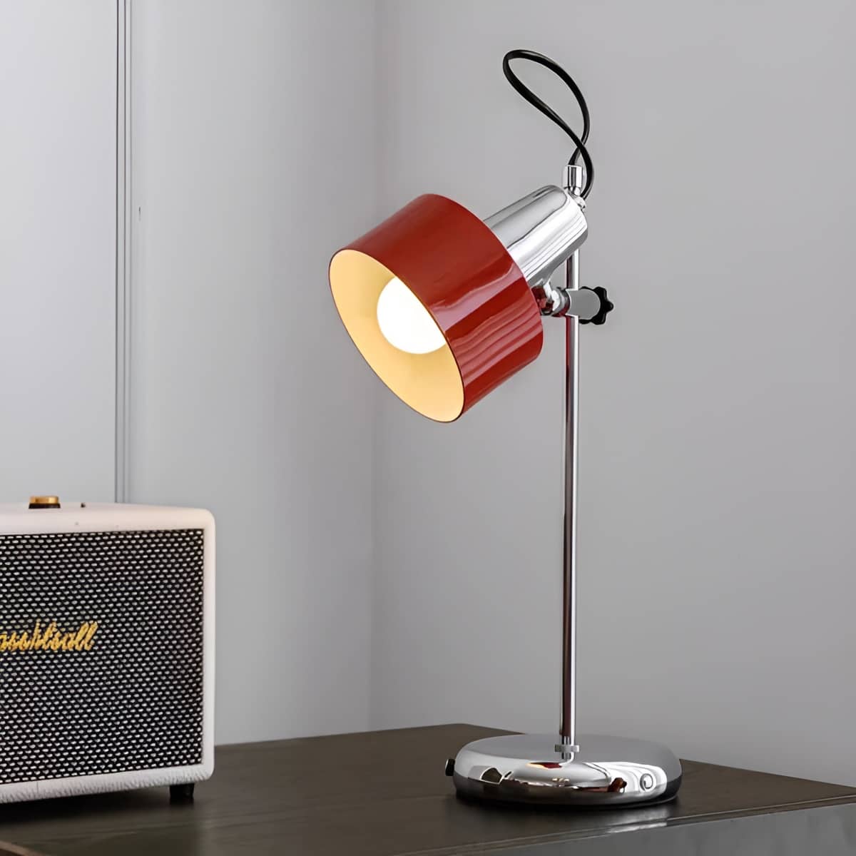 Aufladbare zylindrische industrielle Bauhaus schreibtischlampe metall