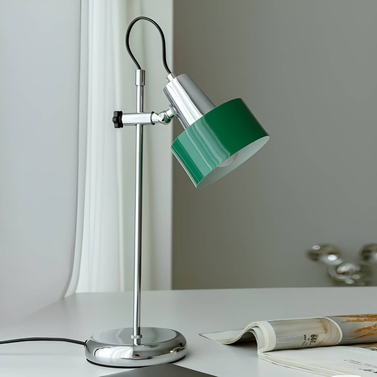 Aufladbare zylindrische industrielle Bauhaus schreibtischlampe metall