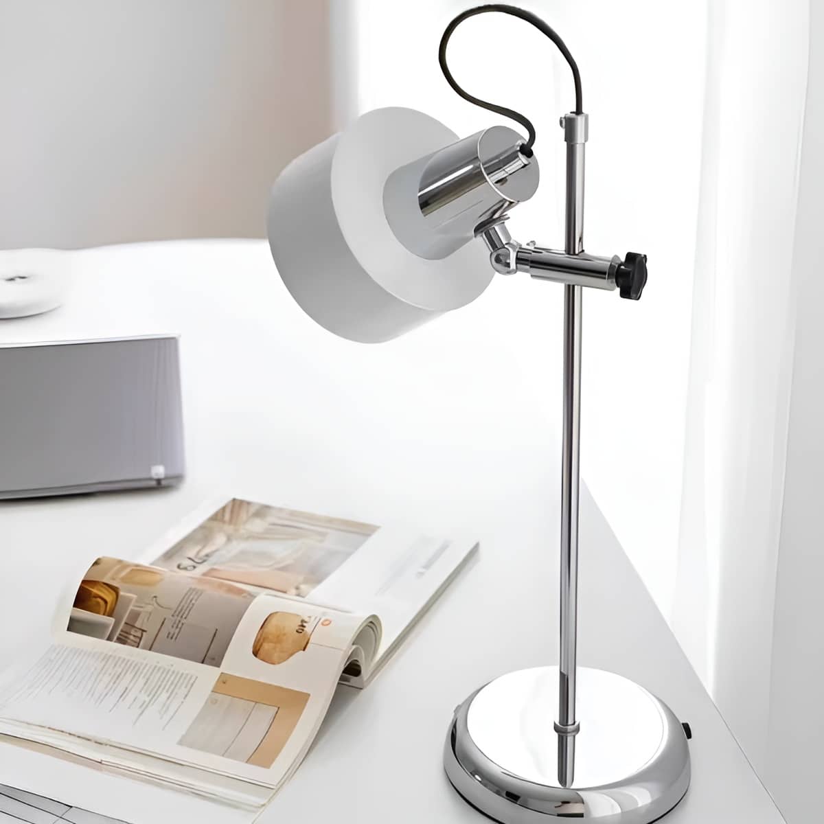 Aufladbare zylindrische industrielle Bauhaus schreibtischlampe metall