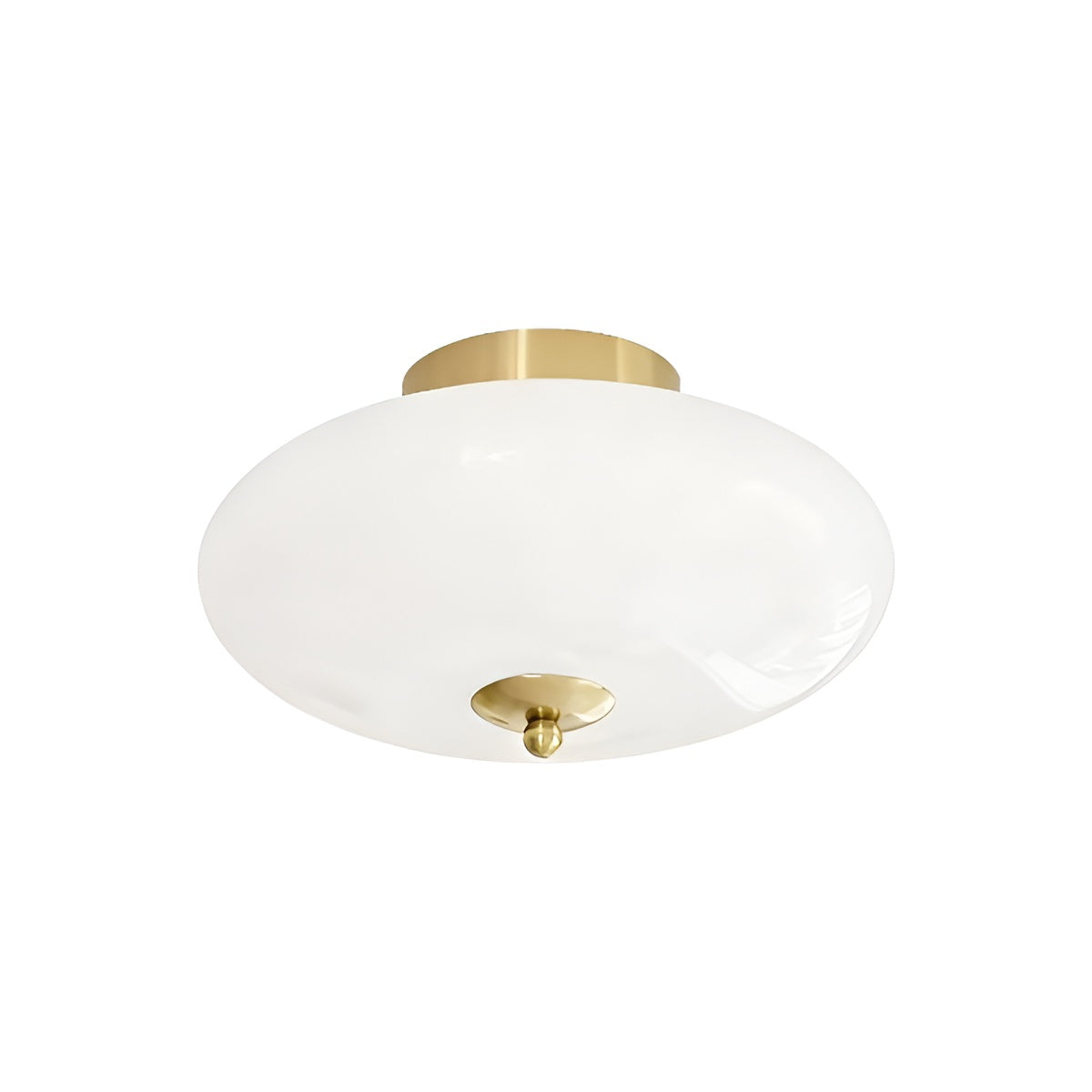 Retro Bauhaus Style Glass Ceiling Lamp