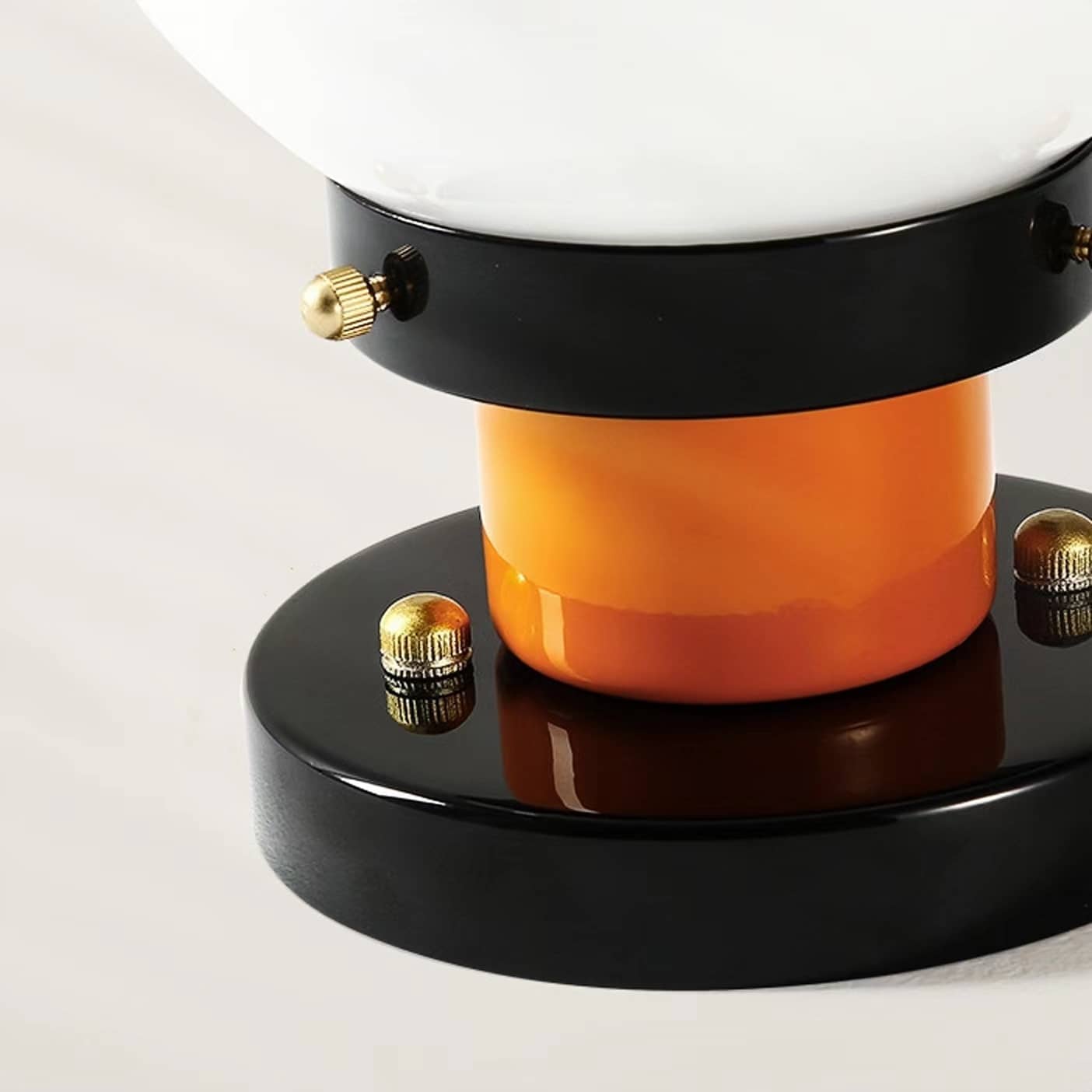 Retro Industrial White Globe Ceiling Light