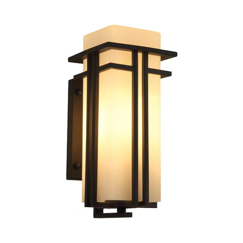 Retro Japanese Style Outdoor Wall Lamp