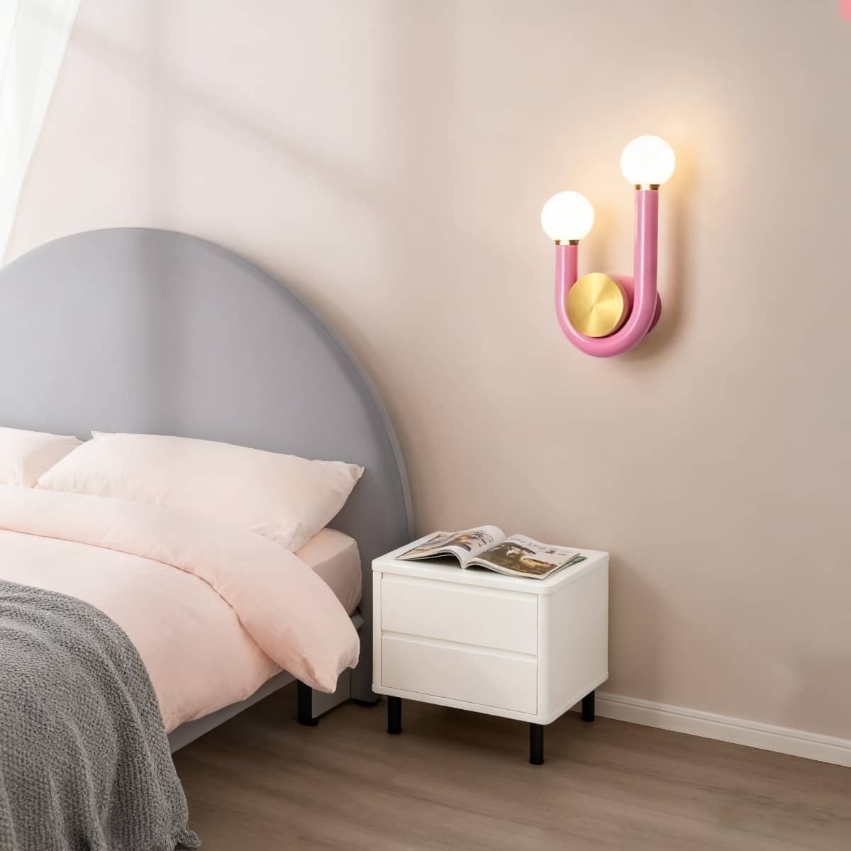 Scandinavian Design U Shaped Iron Wall Light