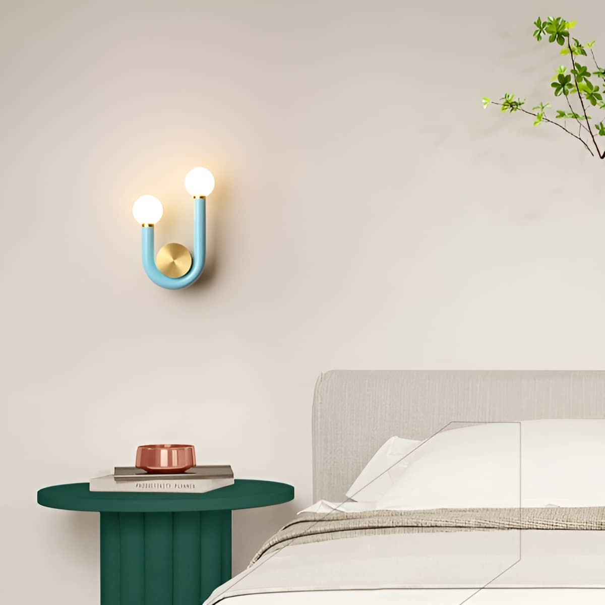 Scandinavian Design U Shaped Iron Wall Light