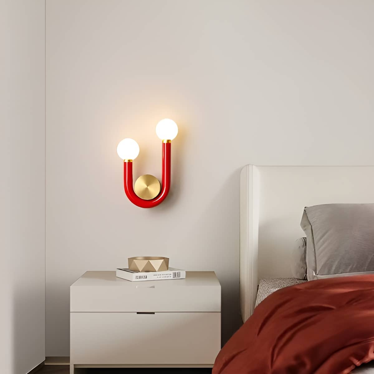 Scandinavian Design U Shaped Iron Wall Light