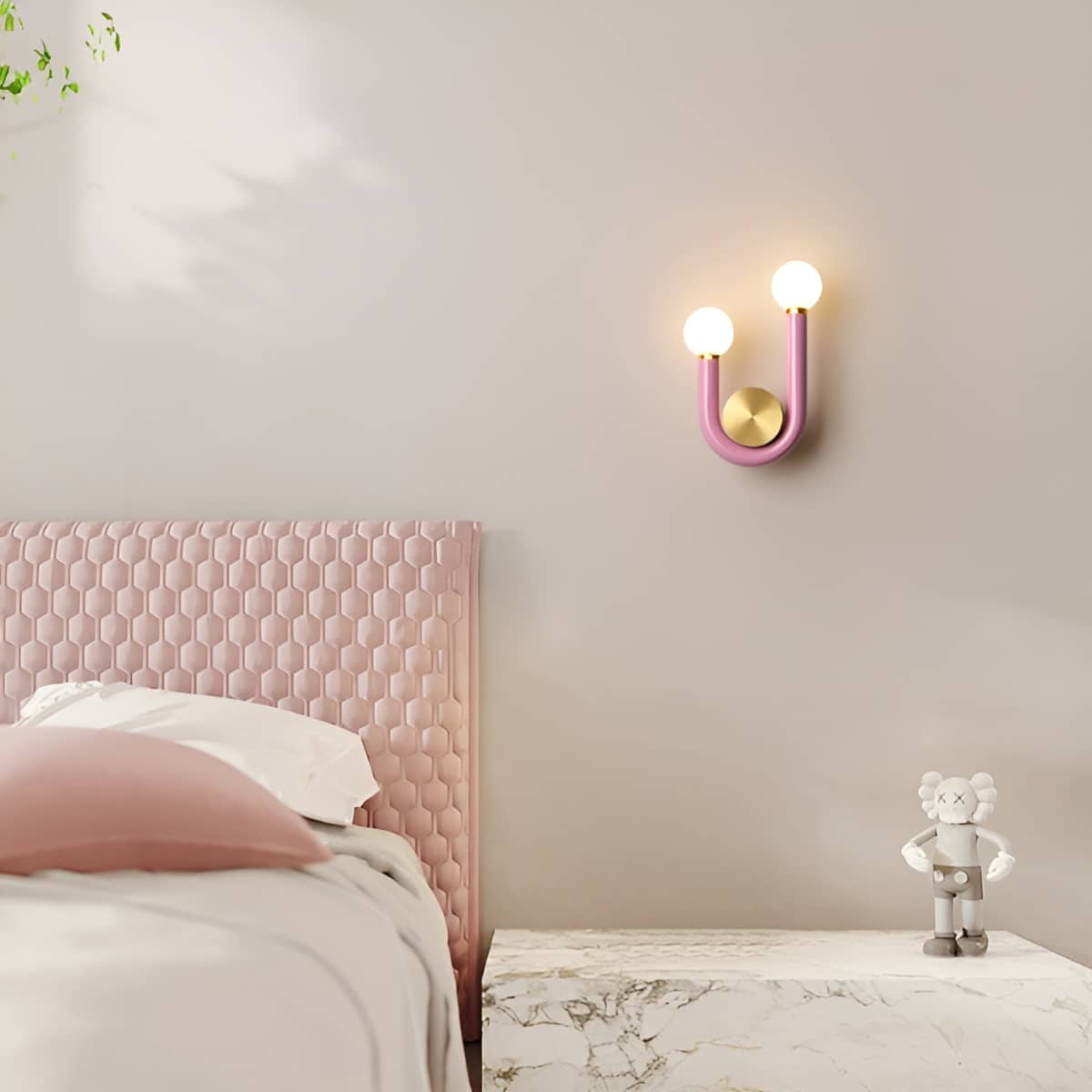 Scandinavian Design U Shaped Iron Wall Light