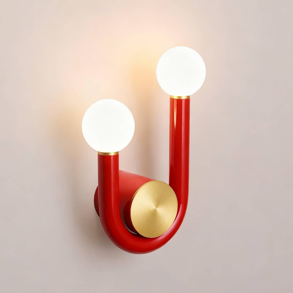 Scandinavian Design U Shaped Iron Wall Light