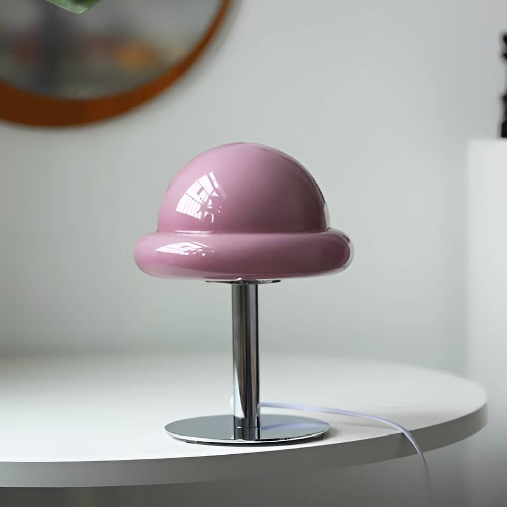 Bauhaus Mushroom Glass Table Lamp For Bedroom