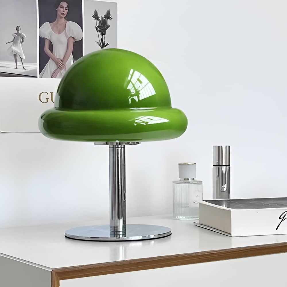 Bauhaus Mushroom Glass Table Lamp For Bedroom