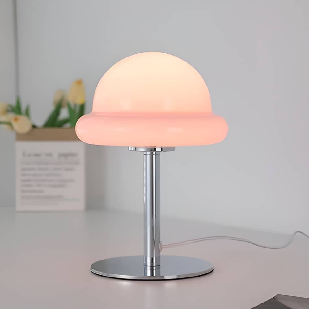 Bauhaus Mushroom Glass Table Lamp For Bedroom
