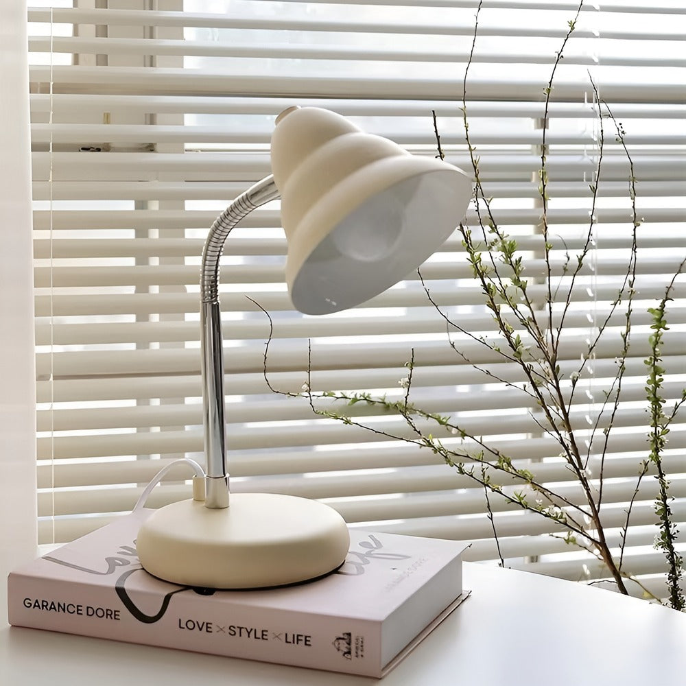 Scandinavian Cream Beige Adjustable Table Lamp