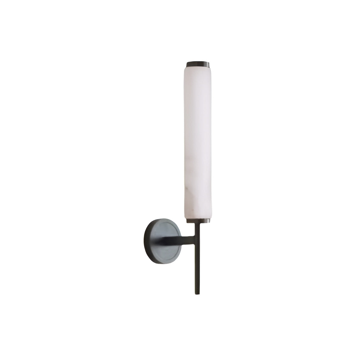 Simple Marble and Copper Antique Wall Sconce